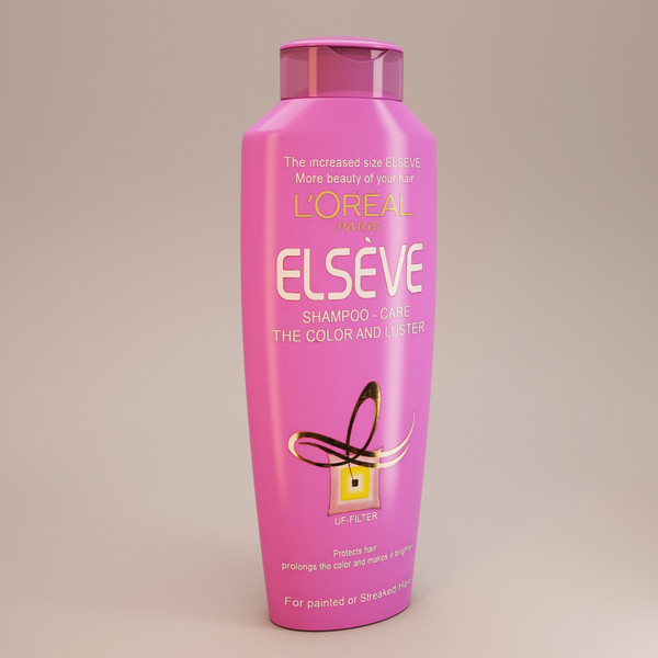elseve shampoo 3d model - Elseve shampoo by Stubborn3D
